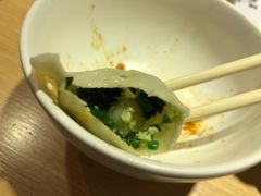 韭菜鸡蛋虾仁馅-关东小磨东北菜(上海长风大悦城店)
