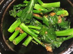 虾酱啫啫芥兰煲-龙记烧腊茶餐厅(常德路店)