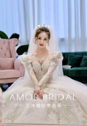 点击看大图 -AMOR艾沫婚纱奢品荟(设计师勒泰店)