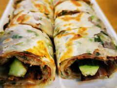 葱饼卷牛肉-台北楚楚园馅饼粥(虹桥南丰城店)