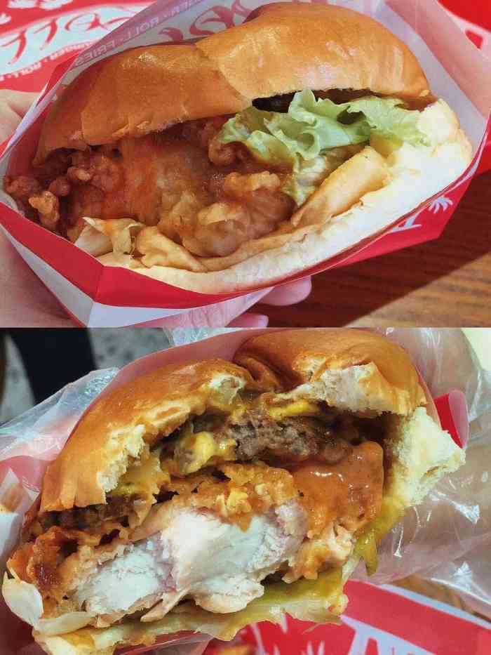 街卷(和平广场店)-"哇9615 终于吃到心念念的汉堡92 .