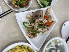 椒盐濑尿虾-红月湾海鲜饭店•沙滩海景(双月湾店)