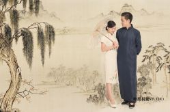 怀旧复古-巴黎婚纱摄影工作室