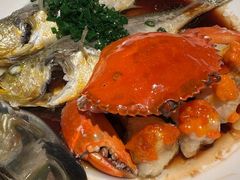 青蟹蒸黄鱼-三利音·玖弄小鲜(浦东嘉里城店)
