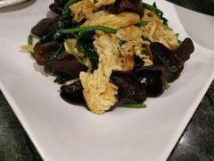 菠菜木耳炒鸡蛋-东方亚克西餐厅(西康路店)