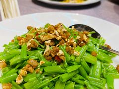 油脆渣渣空心菜-顺福苑·新派淮扬菜