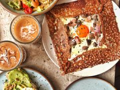 鸡蛋蘑菇熏肉荞麦可丽饼-RAC BAR(安福路店)