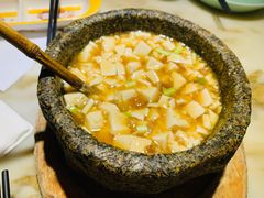 石锅鸡汤豆腐-绿茶餐厅(西单老佛爷店)