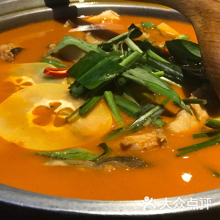 一坐一忘丽江主题餐厅大理木瓜挑手鱼图片-北京云南菜-大众点评网