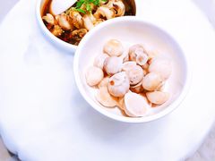 辣酒汁花螺配夏威夷果-木守西溪溪隐餐厅