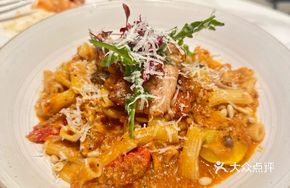 Meat Sauce Tomato Chicken Cutlet Pasta