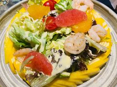 芒果大虾沙拉-第101座花园餐厅(湖滨88店)
