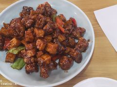 杏鲍菇牛肉粒-陈傻子餐厅(世纪都会店)