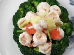 白玉石烹虾球-君庭中餐馆(华强路店)