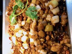 宫保鸡丁烤鱼（清江鱼/斤）-锦尚阁烤鱼(望京新荟城店)