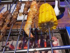 烤玉米-三个蒙古大叔羊肉串(大宁店)