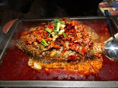 香辣味烤鱼-探鱼·鲜青椒爽麻烤鱼(天河优托邦店)