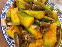 丝瓜炒鹅杂-下村新强记烧鹅店