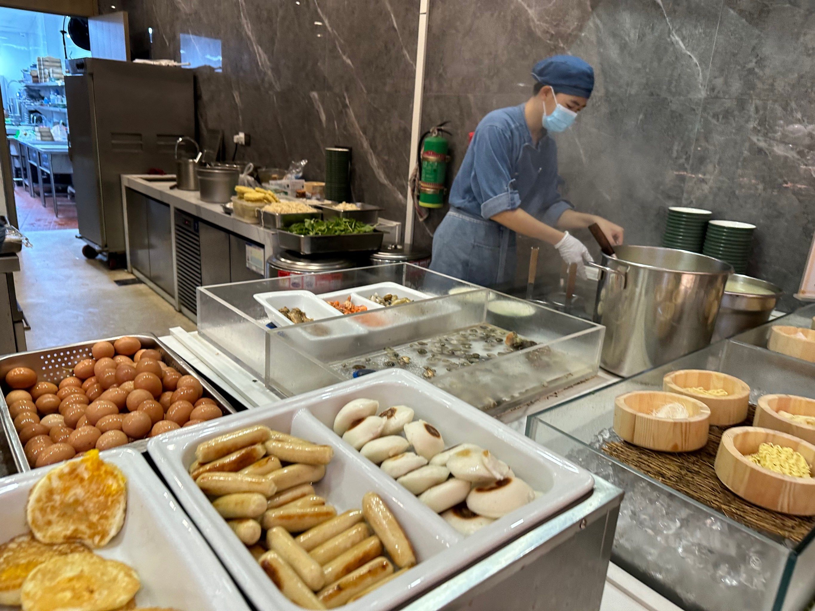 哇,宁波这家酒店自助早餐很丰富呀