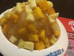 鲜芒果炼乳刨冰-梁子刨冰王(鞍山西道店)
