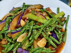 长豆角烧茄子-新疆饭庄