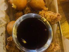 奶酪炸鸡肉-包装马车·韩国料理·포장마차