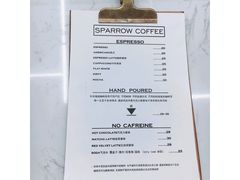 菜单-麻雀咖啡SPARROW COFFEE(十全街店)