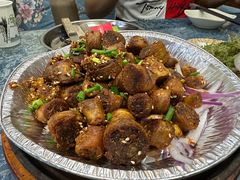 烤羊肠-老白驼退骨特色美食