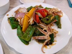 时菜炒土鱿-文记壹心鸡(宝华路店)