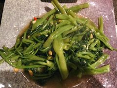 虾酱炒通菜-暹罗湾东南亚餐厅