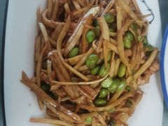 茭瓜肉丝毛豆-华铝饭店