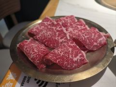 澳洲雪花三角肉-猪啊牛呀羊啊铜盘烤肉(正大广场店)