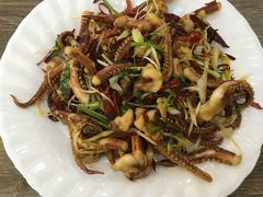 干煸鱿鱼须-林之六八·6886大连老菜馆