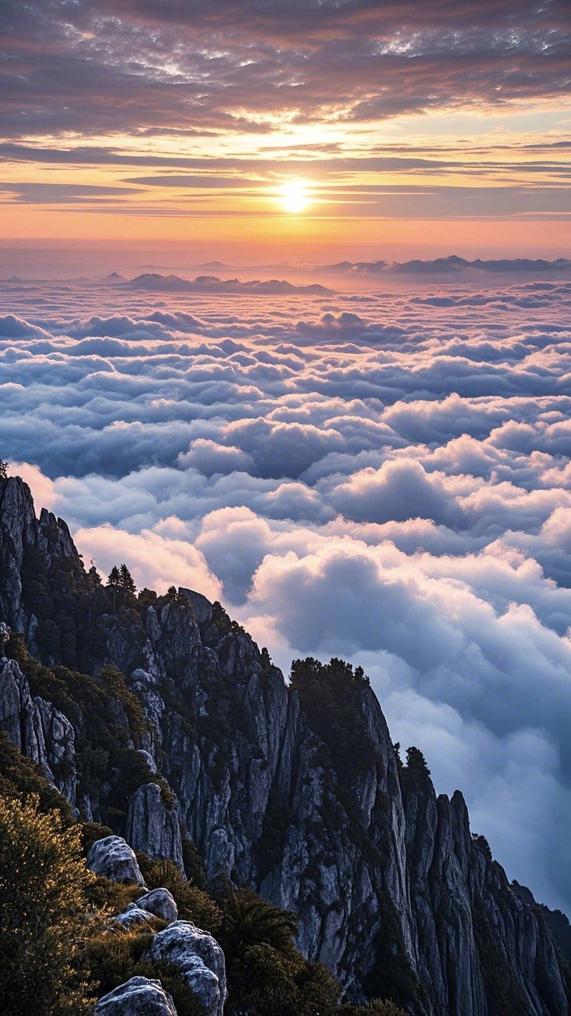 在云端,和山脉对话