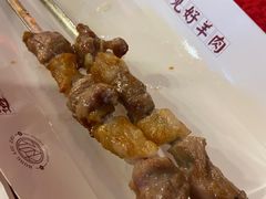 只放盐的羊肉串-红柳枝滩羊烧烤·非遗