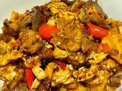 拆骨肉炒荷包蛋-俏湘厨•地道湘菜(建华南路店)