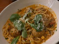 雪绒奶油肉丸意面-黑角餐厅美式狂野Blackhorn(昌茂花园店)