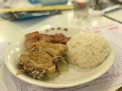 叉烧拼手撕鸡饭-大哥餐厅(西城花园店)