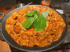 铁板章鱼五花肉-春熙台韩国料理·章鱼肥牛(西丽店)