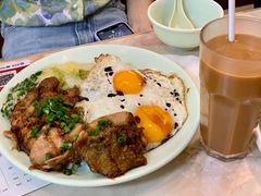 葱油鸡扒双蛋饭-香江姳苑粥饭(人民广场店)