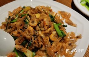 Scallion Stir-fried White Shrimp