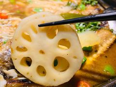 莲藕（份）-探鱼·鲜青椒爽麻烤鱼(天一广场店)