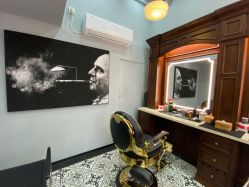 -595barbershop美式油头