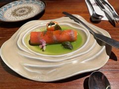 烟熏挪威三文鱼卷配红鱼籽酱-格鲁·秀色Georgia’s Feast