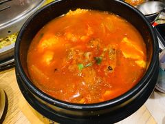 海鲜嫩豆腐汤-姜虎东白丁烤肉(苏州中心店)