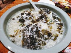 紫菜蛋花汤-东来菜馆•手抓海鲜家常菜•海鲜锅贴(鸽子窝店)