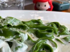 手工菠菜面-喜洲吧·江畔老船厂·庭院餐厅(喜临院店)