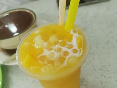 爆珠芒果饮-芬芳甜品(同福路店)