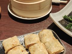 茶树珍菌腐皮卷-逸东轩(香港逸东酒店)
