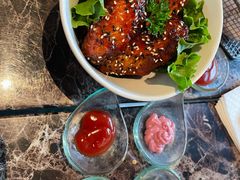 黑白芝麻鸡翅-Lets burger非常汉堡·环球风味(蓝色港湾店)